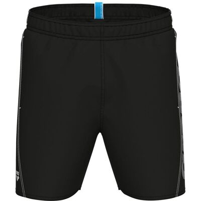 Arena, Herren, Badehosen, Herren Fundamentals Logo Boxer Swim Trunks, Black-white, L EU, Schwarz, (L) Arena, Herren, Badehosen, Herren Fundamentals Logo Boxer Swim Trunks, Black-white, L EU, Schwarz, (L)