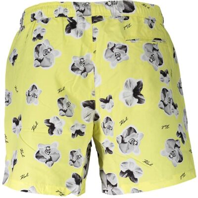 Karl Lagerfeld, Herren, Shorts, Yellow Polyester Men's Swim Boxer, Gelb, (S) Karl Lagerfeld, Herren, Shorts, Yellow Polyester Men's Swim Boxer, Gelb, (S)