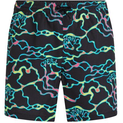 O'Neill, Herren, Badehosen, Jack Cali Crazy 16" Swim Shorts, Schwarz, (L) O'Neill, Herren, Badehosen, Jack Cali Crazy 16" Swim Shorts, Schwarz, (L)