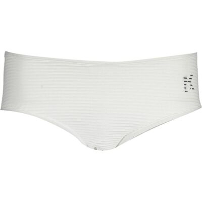 Karl Lagerfeld, Damen, Badehosen, White Polyamide Women Swim Brief, Weiss, (S) Karl Lagerfeld, Damen, Badehosen, White Polyamide Women Swim Brief, Weiss, (S)