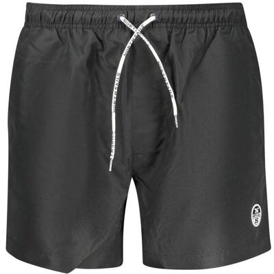North Sails, Herren, Badehosen, Black Polyester Men's Swim Boxer, Schwarz, (3XL) North Sails, Herren, Badehosen, Black Polyester Men's Swim Boxer, Schwarz, (3XL)