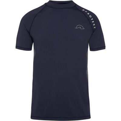 Protest, Herren, Badeshirts, Herren t -Shirt Prtyakov Rashguard Kurzarm, Blau, (S) Protest, Herren, Badeshirts, Herren t -Shirt Prtyakov Rashguard Kurzarm, Blau, (S)