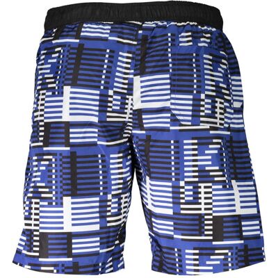 Karl Lagerfeld, Herren, Badehosen, Blu Polyester Men's Swim Trunk, Blau, (S) Karl Lagerfeld, Herren, Badehosen, Blu Polyester Men's Swim Trunk, Blau, (S)
