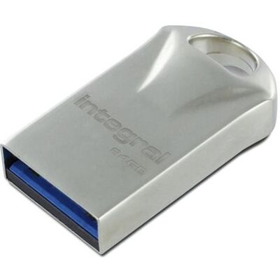Integral USB StickFusion 3.0 64GB sb (64 GB, USB-A), USB Stick, Silber Integral USB StickFusion 3.0 64GB sb (64 GB, USB-A), USB Stick, Silber
