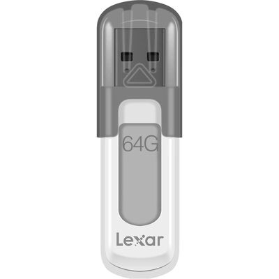 Lexar JumpDrive V100 (64 GB, USB-A), USB Stick, Grau Lexar JumpDrive V100 (64 GB, USB-A), USB Stick, Grau