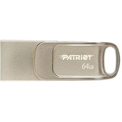Patriot FLASHDRIVE Tab T560 64GB Dual USB 120MB/s (64 GB, USB-A, USB-C), USB Stick, Silber Patriot FLASHDRIVE Tab T560 64GB Dual USB 120MB/s (64 GB, USB-A, USB-C), USB Stick, Silber