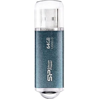 Silicon Power Marvel M01 64GB (64 GB, USB-A), USB Stick, Blau Silicon Power Marvel M01 64GB (64 GB, USB-A), USB Stick, Blau