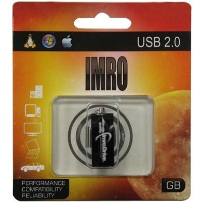 Imro Edge USB-Stick 8GB - USB 2.0, Schwarz Imro Edge USB-Stick 8GB - USB 2.0, Schwarz