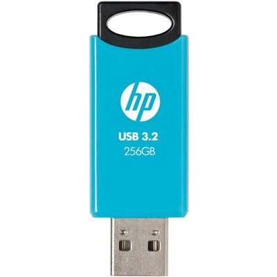 HP 256GB 712w Blue USB 3.2 Flash Drive (256 GB, USB-A), USB Stick, Blau HP 256GB 712w Blue USB 3.2 Flash Drive (256 GB, USB-A), USB Stick, Blau