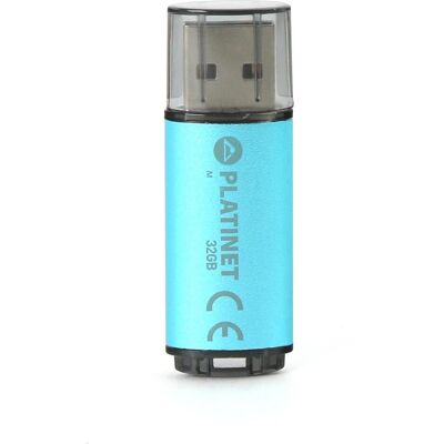 Platinet PMFE32BL USB-Stick - USB Type-A, 32 GB, Blau Platinet PMFE32BL USB-Stick - USB Type-A, 32 GB, Blau