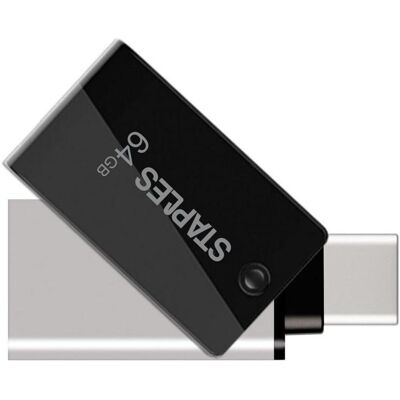 Emtec Staples Dual USB3.1 Type-C K230 64GB (64 GB, USB-A, USB-C), USB Stick Emtec Staples Dual USB3.1 Type-C K230 64GB (64 GB, USB-A, USB-C), USB Stick