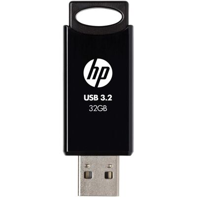 HP 32GB 712w Black USB 3.2 Flash Drive (32 GB, USB-A), USB Stick, Schwarz HP 32GB 712w Black USB 3.2 Flash Drive (32 GB, USB-A), USB Stick, Schwarz