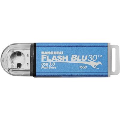 iStorage 16GB Kanguru FlashBlu30 (16 GB, USB-A), USB Stick, Blau iStorage 16GB Kanguru FlashBlu30 (16 GB, USB-A), USB Stick, Blau