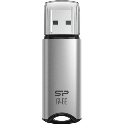 Silicon Power Marvel M02 (64 GB, USB-A), USB Stick, Silber Silicon Power Marvel M02 (64 GB, USB-A), USB Stick, Silber