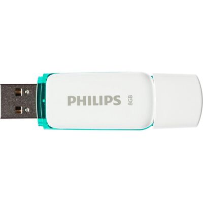 Philips Snow Edition (8 GB, USB-A), USB Stick, Weiss, Türkis Philips Snow Edition (8 GB, USB-A), USB Stick, Weiss, Türkis