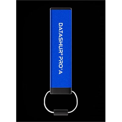 iStorage datAshur PRO+A 256-bit 64GB (64 GB, USB-A), USB Stick, Blau, Schwarz iStorage datAshur PRO+A 256-bit 64GB (64 GB, USB-A), USB Stick, Blau, Schwarz
