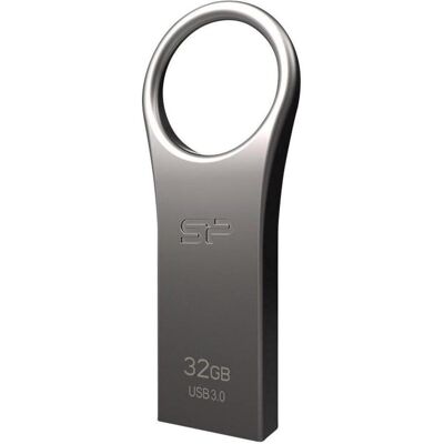 Silicon Power Pendrive Jewel J80, 32 GB (SP032GBUF3J80V1T) (32 GB, USB-A), USB Stick, Silber Silicon Power Pendrive Jewel J80, 32 GB (SP032GBUF3J80V1T) (32 GB, USB-A), USB Stick, Silber