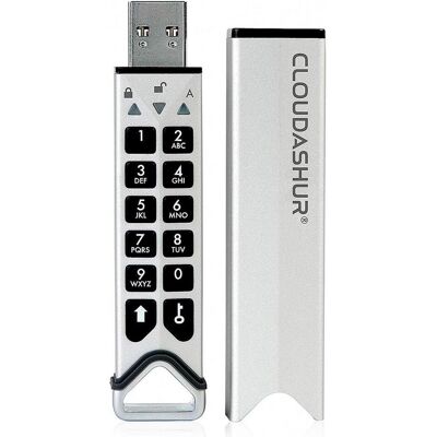 iStorage cloudAshur Encryption Module (256 GB, USB-A), USB Stick, Silber iStorage cloudAshur Encryption Module (256 GB, USB-A), USB Stick, Silber