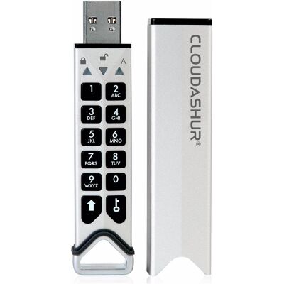 iStorage cloudAshur Encryption Module (256 GB, USB-A), USB Stick, Silber iStorage cloudAshur Encryption Module (256 GB, USB-A), USB Stick, Silber