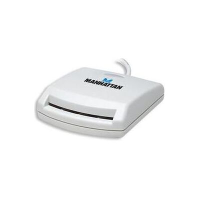 Manhattan SmartCard-Leser - USB - weiss (USB), Speicherkartenlesegerät, Weiss Manhattan SmartCard-Leser - USB - weiss (USB), Speicherkartenlesegerät, Weiss