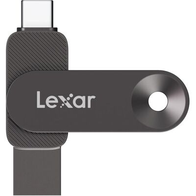 Lexar D500 Dual USB JumpDrive - 128GB (128 GB, USB-A, USB-C), USB Stick, Grau, Schwarz Lexar D500 Dual USB JumpDrive - 128GB (128 GB, USB-A, USB-C), USB Stick, Grau, Schwarz
