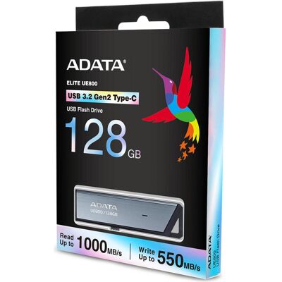 Adata UE800 (128 GB, USB-C), USB Stick, Silber Adata UE800 (128 GB, USB-C), USB Stick, Silber