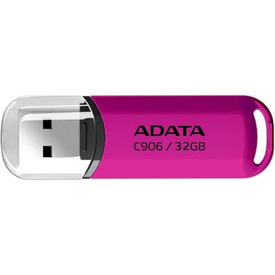 Adata Pendrive C906 USB2.0 pink (32 GB, USB-A), USB Stick, Pink Adata Pendrive C906 USB2.0 pink (32 GB, USB-A), USB Stick, Pink