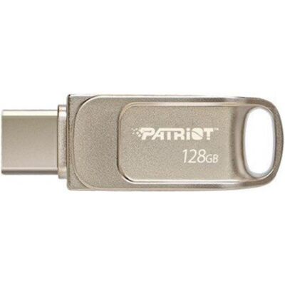 Patriot FLASHDRIVE Tab T560 128GB Dual USB 120MB/s (128 GB, USB-A, USB-C), USB Stick, Silber Patriot FLASHDRIVE Tab T560 128GB Dual USB 120MB/s (128 GB, USB-A, USB-C), USB Stick, Silber