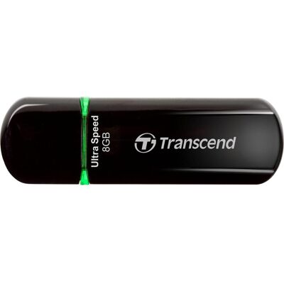 Transcend JetFlash 600 (8 GB, USB-A), USB Stick, Schwarz Transcend JetFlash 600 (8 GB, USB-A), USB Stick, Schwarz