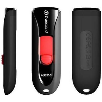 Transcend JetFlash 590 (32 GB, USB-A), USB Stick, Schwarz Transcend JetFlash 590 (32 GB, USB-A), USB Stick, Schwarz
