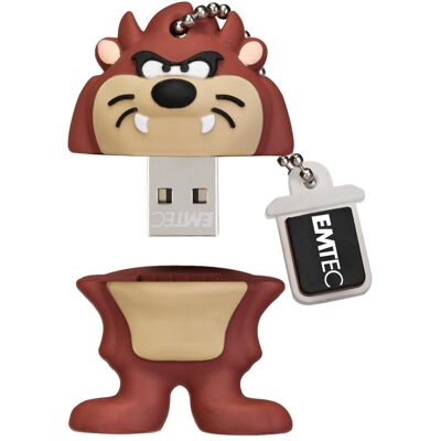 Emtec USB2.0 L103 8GB LT Taz (8 GB, USB-A), USB Stick, Mehrfarbig Emtec USB2.0 L103 8GB LT Taz (8 GB, USB-A), USB Stick, Mehrfarbig