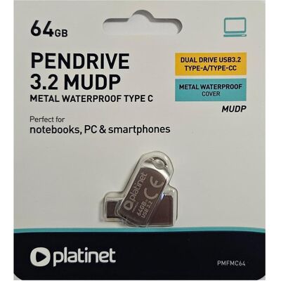 Platinet Pendrive MUDP, 64 GB (PMFMC64) (64 GB), USB Stick Platinet Pendrive MUDP, 64 GB (PMFMC64) (64 GB), USB Stick