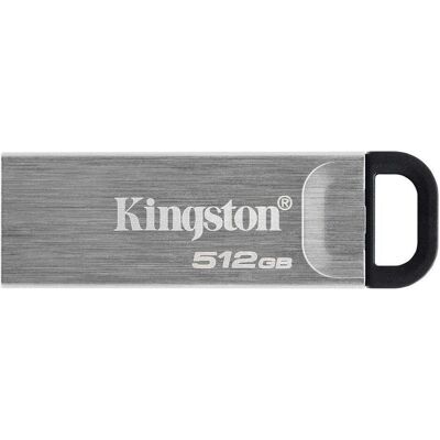 Kingston DataTraveler Kyson USB 3.2 Gen 1 USB-Stick – 512 GB – Silber – Metallgehäuse (512 GB, USB-A), USB Stick, Silber Kingston DataTraveler Kyson USB 3.2 Gen 1 USB-Stick – 512 GB – Silber – Metallgehäuse (512 GB, USB-A), USB Stick, Silber