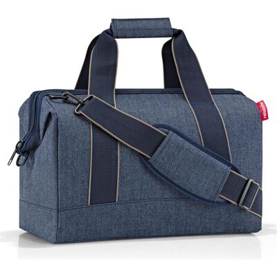 reisenthel, Unisex, Handtasche, Schultertasche Allrounder M Herringbone Dark Blue, Blau reisenthel, Unisex, Handtasche, Schultertasche Allrounder M Herringbone Dark Blue, Blau
