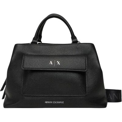 Giorgio Armani Exchange, Damen, Handtasche, Nicole Handtasche 29 cm, Schwarz Giorgio Armani Exchange, Damen, Handtasche, Nicole Handtasche 29 cm, Schwarz