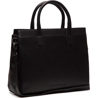 The Chesterfield Brand, Damen, Handtasche, Rivera Aktentasche Leder 34 cm Laptopfach, Schwarz The Chesterfield Brand, Damen, Handtasche, Rivera Aktentasche Leder 34 cm Laptopfach, Schwarz