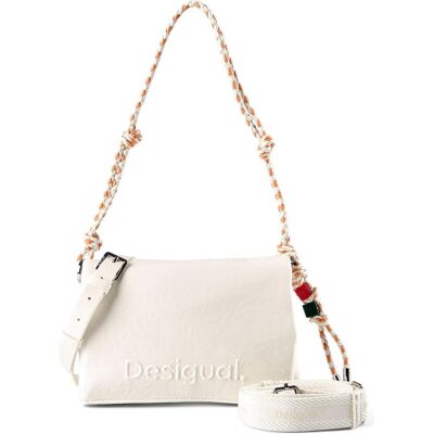 Desigual, Damen, Handtasche, Half Logo Venecia 4.0 Crossbody Bag, Beige Desigual, Damen, Handtasche, Half Logo Venecia 4.0 Crossbody Bag, Beige