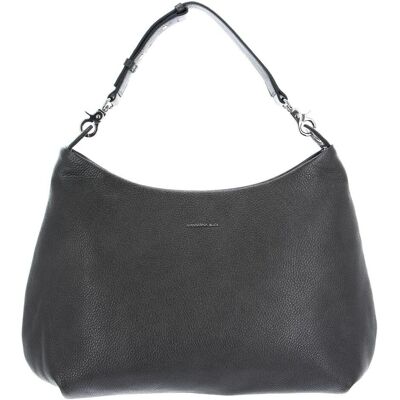 Mandarina Duck, Damen, Handtasche, Beuteltasche Mellow Leather Lux Shoulder ZLT80, Grau Mandarina Duck, Damen, Handtasche, Beuteltasche Mellow Leather Lux Shoulder ZLT80, Grau