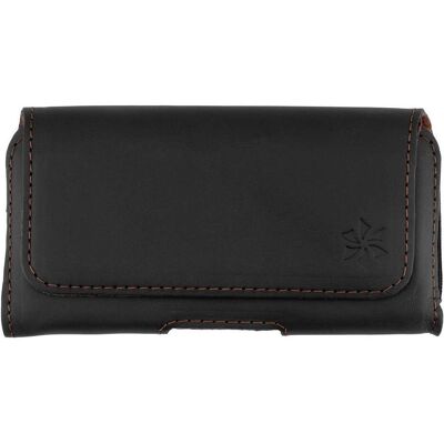 Honju, Herren, Bauchtasche, horizon Glattleder Universal Gürteltasche für Smartphones, Schwarz Honju, Herren, Bauchtasche, horizon Glattleder Universal Gürteltasche für Smartphones, Schwarz