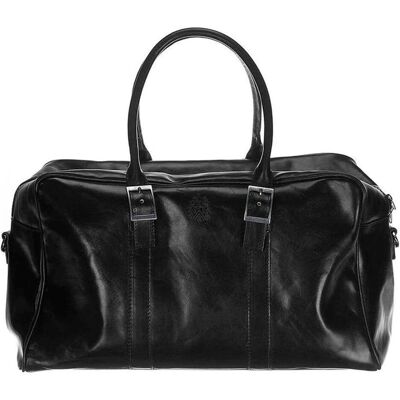 Mutsaers, Herren, Tasche, Leder Reise Tas - The Traveller - Wochenendtasche - Schwarz, Schwarz Mutsaers, Herren, Tasche, Leder Reise Tas - The Traveller - Wochenendtasche - Schwarz, Schwarz