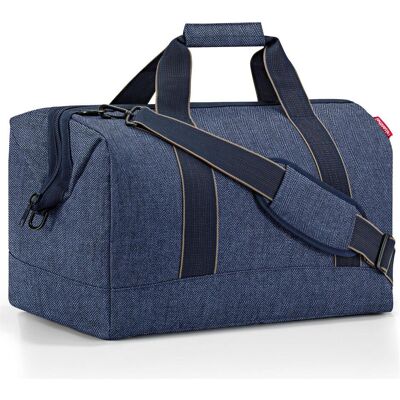 reisenthel, Unisex, Handtasche, Schultertasche Allrounder L Herringbone Dark Blue, Blau reisenthel, Unisex, Handtasche, Schultertasche Allrounder L Herringbone Dark Blue, Blau