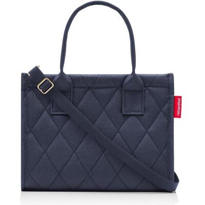 reisenthel, Unisex, Tasche, daily shopper XS rhombus midnight gold, Gold, Blau, (4 l) reisenthel, Unisex, Tasche, daily shopper XS rhombus midnight gold, Gold, Blau, (4 l)