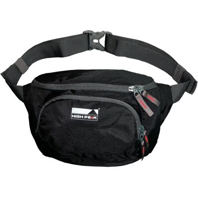 High Peak, Unisex, Bauchtasche, Gürteltasche Tigra 32075, Schwarz High Peak, Unisex, Bauchtasche, Gürteltasche Tigra 32075, Schwarz