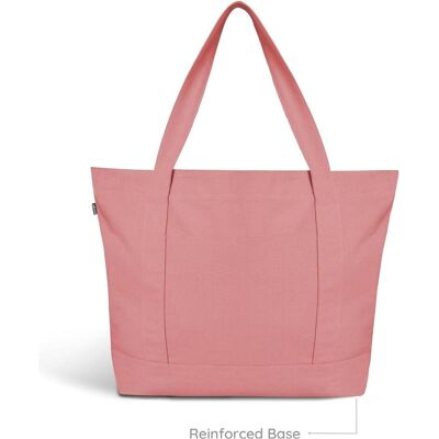 ECO Right, Tasche, Grosse Shopper-Tasche mit Ritssluiting und Binnenzak für Alltagsnutzung, Orange ECO Right, Tasche, Grosse Shopper-Tasche mit Ritssluiting und Binnenzak für Alltagsnutzung, Orange