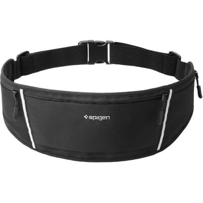 Spigen, Bauchtasche, Dynamic Shield Waist Bag czarny/ black saszetka biodrowa AMP04618, Schwarz Spigen, Bauchtasche, Dynamic Shield Waist Bag czarny/ black saszetka biodrowa AMP04618, Schwarz