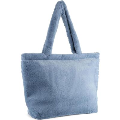 Puma Damen, Tasche, UP FAUX FUR Shopper, Blau, (17 l) Puma Damen, Tasche, UP FAUX FUR Shopper, Blau, (17 l)