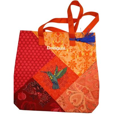 Desigual, Damen, Handtasche, GWP Textiltasche Bird, Mehrfarbig Desigual, Damen, Handtasche, GWP Textiltasche Bird, Mehrfarbig