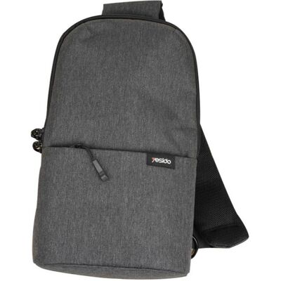 Yesido, Bauchtasche, - Crossbody Sling Bag (WB33) - Waterproof Oxford Cloth - Grey, Grau Yesido, Bauchtasche, - Crossbody Sling Bag (WB33) - Waterproof Oxford Cloth - Grey, Grau