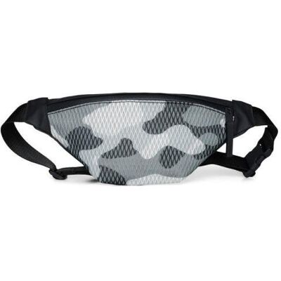 Rains, Unisex, Bauchtasche, Bum Bag Mesh Mini W3 2024-SS, Grau, Silber Rains, Unisex, Bauchtasche, Bum Bag Mesh Mini W3 2024-SS, Grau, Silber