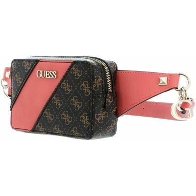 Guess Damen, Tasche, Camy, Textile Fanny Pack, 4G Logo, Coral/Brown, For Women, Braun, Mehrfarbig Guess Damen, Tasche, Camy, Textile Fanny Pack, 4G Logo, Coral/Brown, For Women, Braun, Mehrfarbig